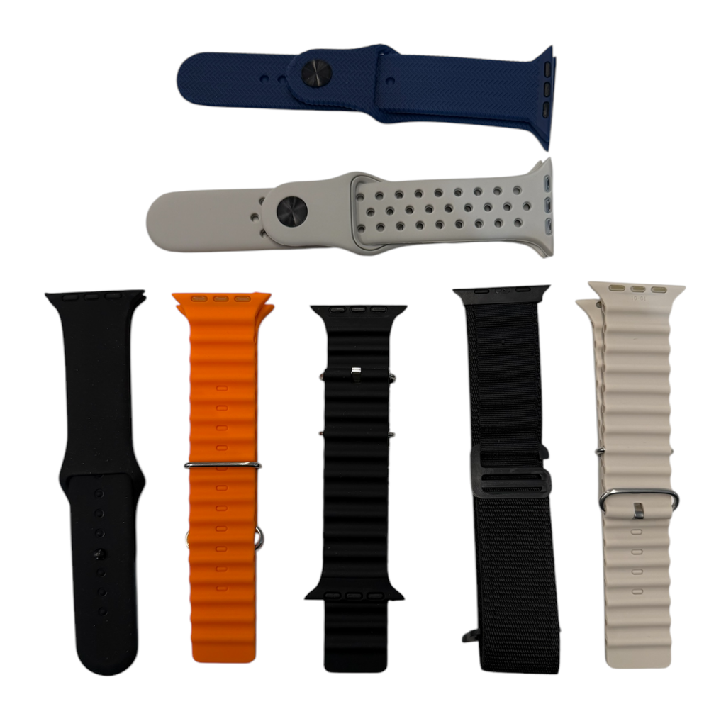 Kit Smartwatch V-X Max com 7 Braceletes e Fone