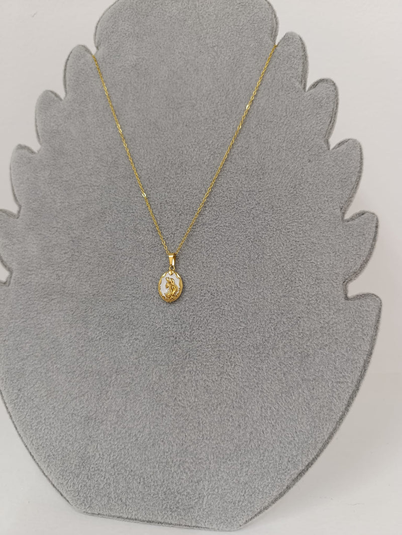 Collar sirena de acero inoxidable