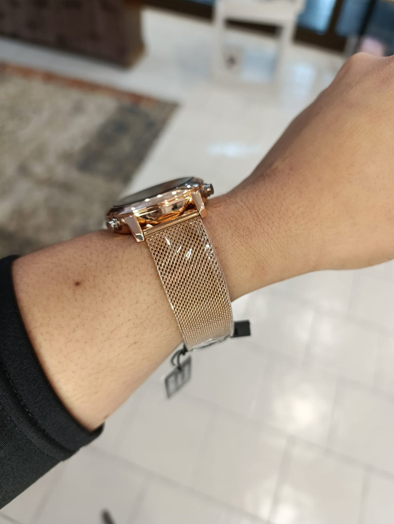 Relógio Digital Rose Gold