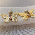 Pendientes de mariposa