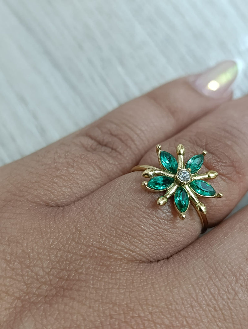 Anel Flor Ajustável