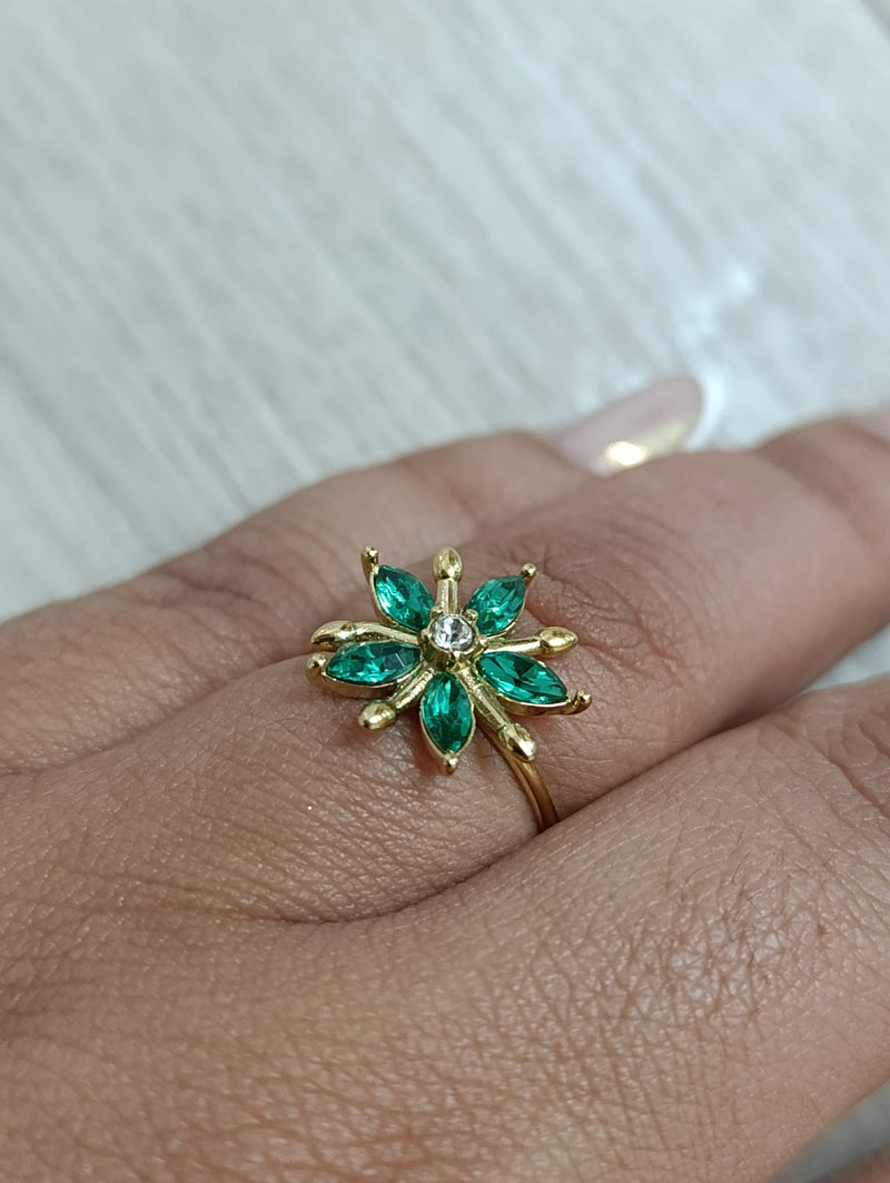 Anel Flor Ajustável