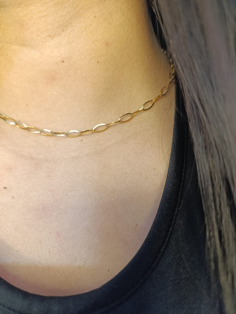 Colar Azália em aço inoxidavel