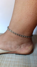 Pulseira de pé malha cordão Baiano