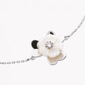 Pulseira em Banho de Ouro 18k flor madrepérola