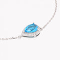 Pulsera Gota de Plata 925 - Azul