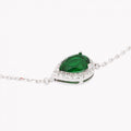 Pulseira Gota em Prata 925 - Verde