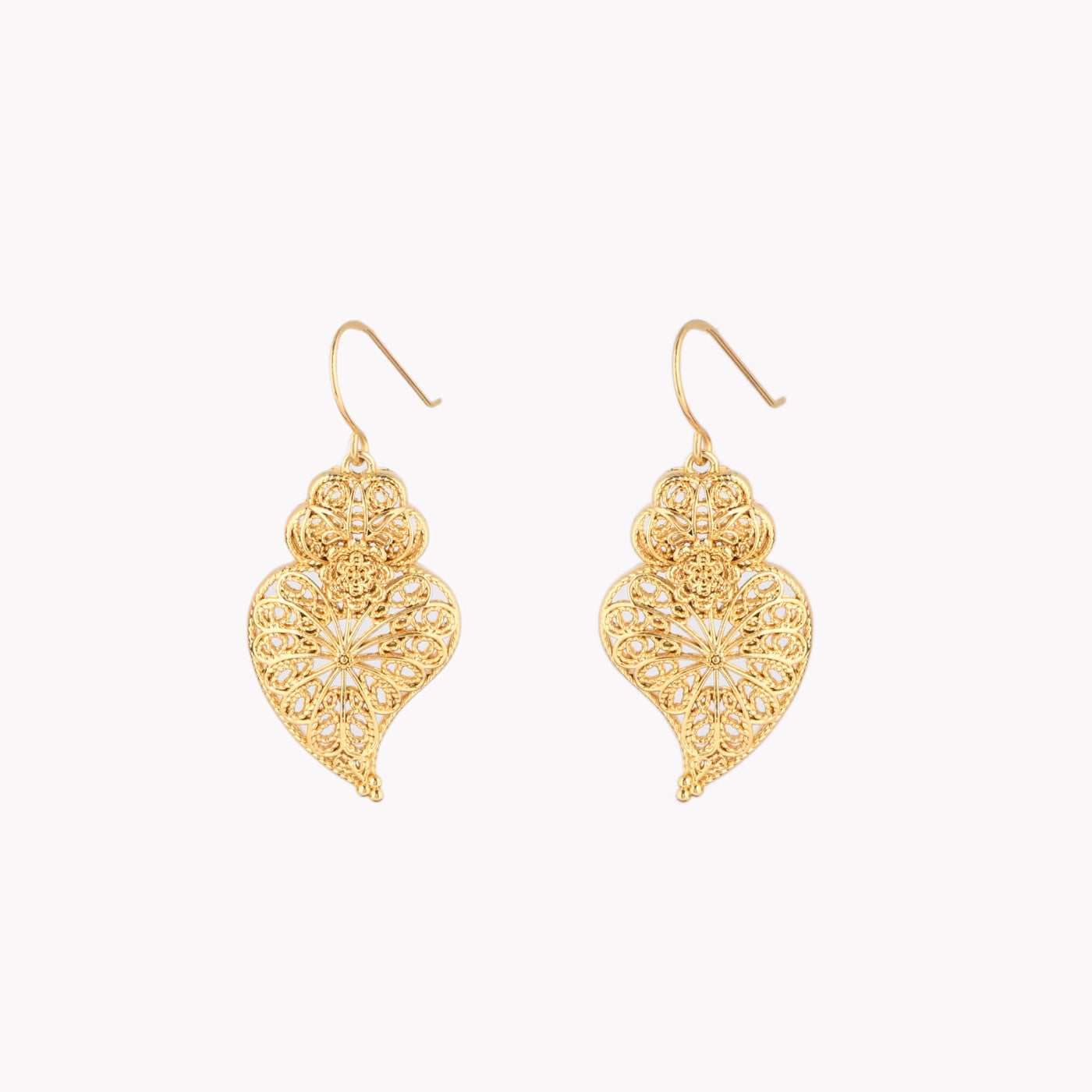 Pendientes Corazón Filigrana Viana Girassol
