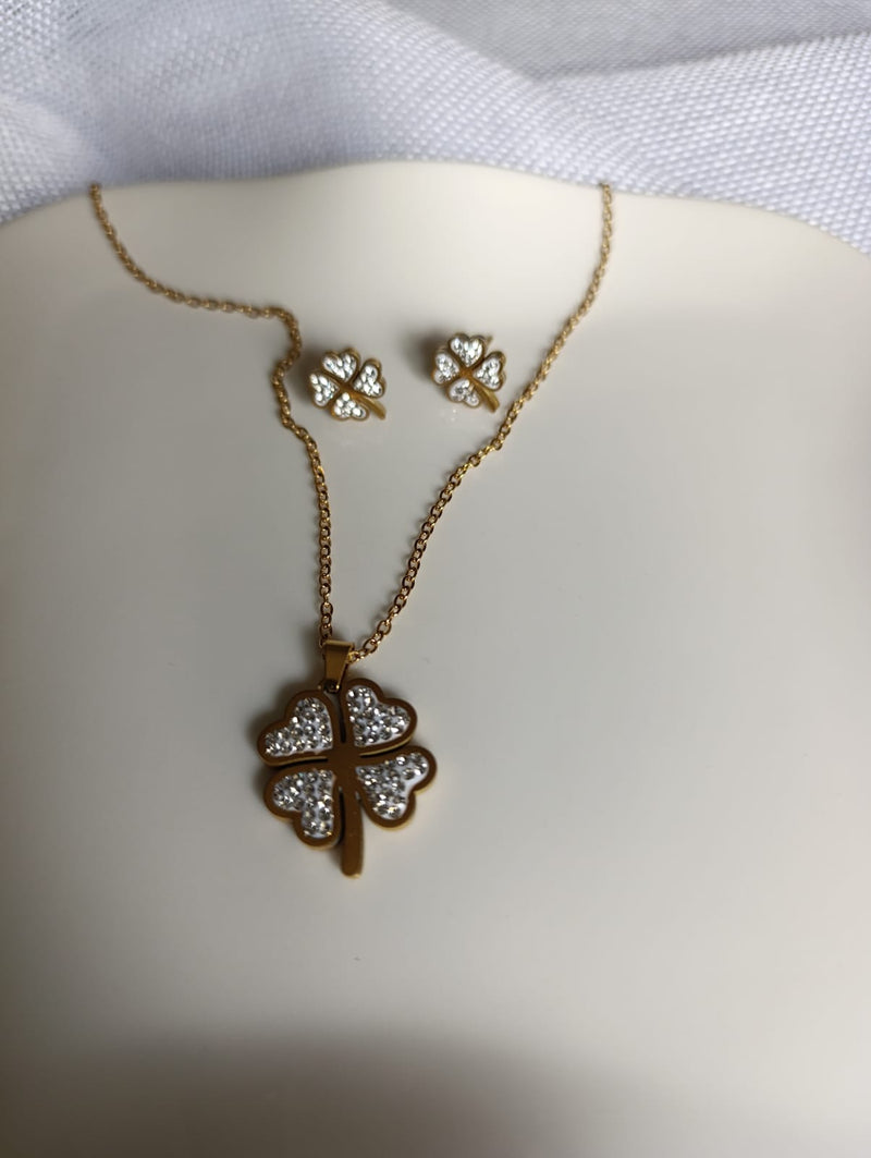 Conjunto Trevo de 4 Folhas