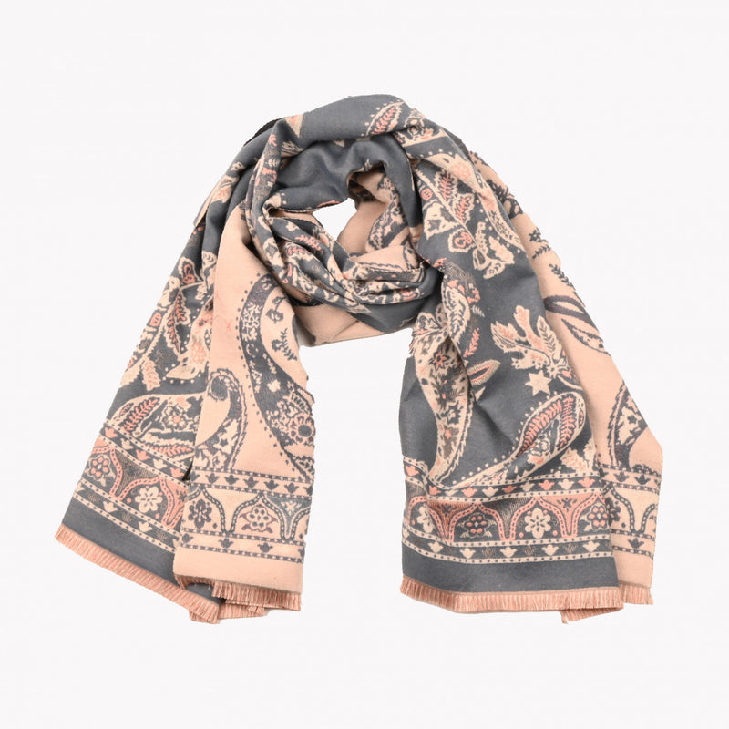 Cachecol floral retro
