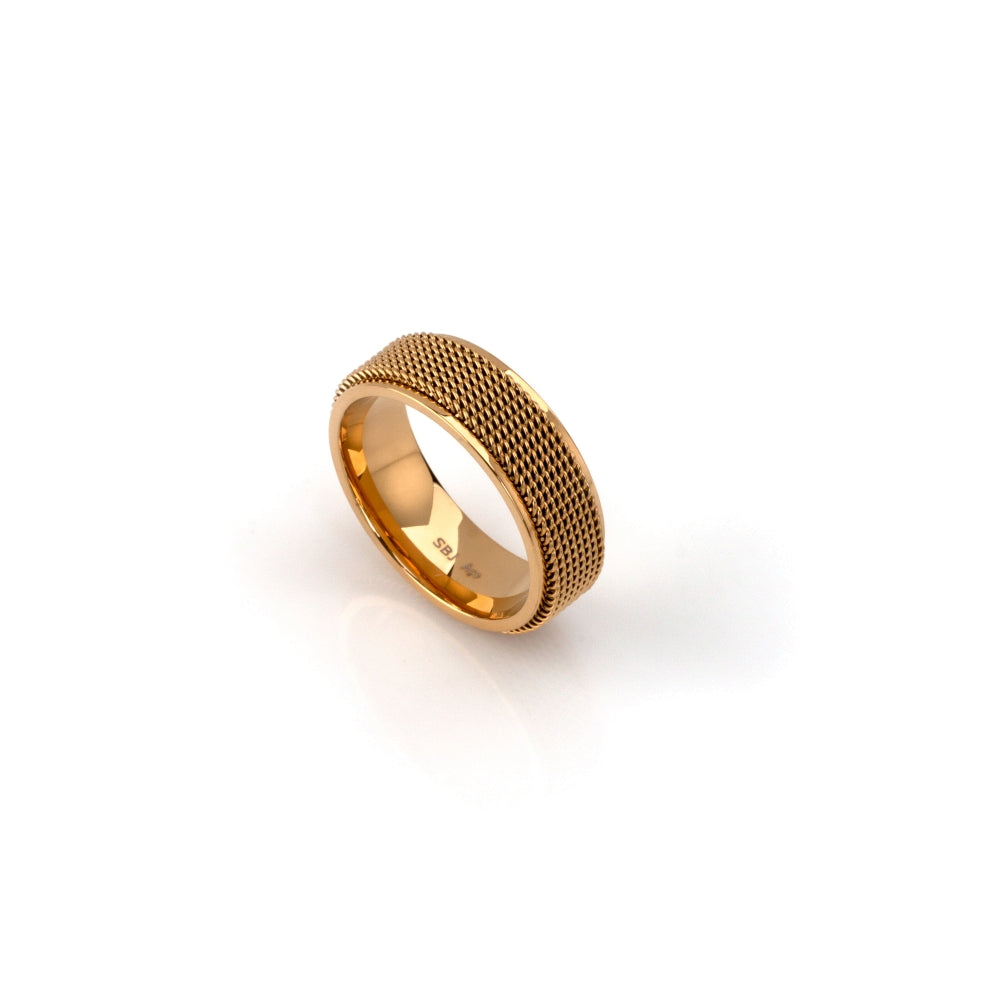 Anillo de bodas de acero grueso
