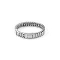 Pulseira em aço folha