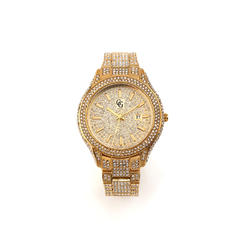 Reloj G&amp;G Dorado con Circonitas