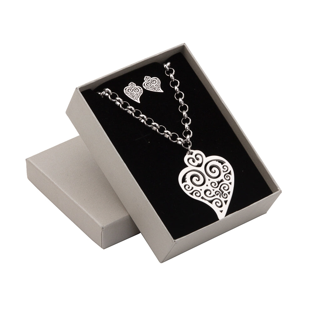Conjunto Collar y Pendientes - Coração de Viana