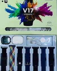 Relógio SmartWatch V17 Classic 10in1 Suit Smart Watch com Airpods
