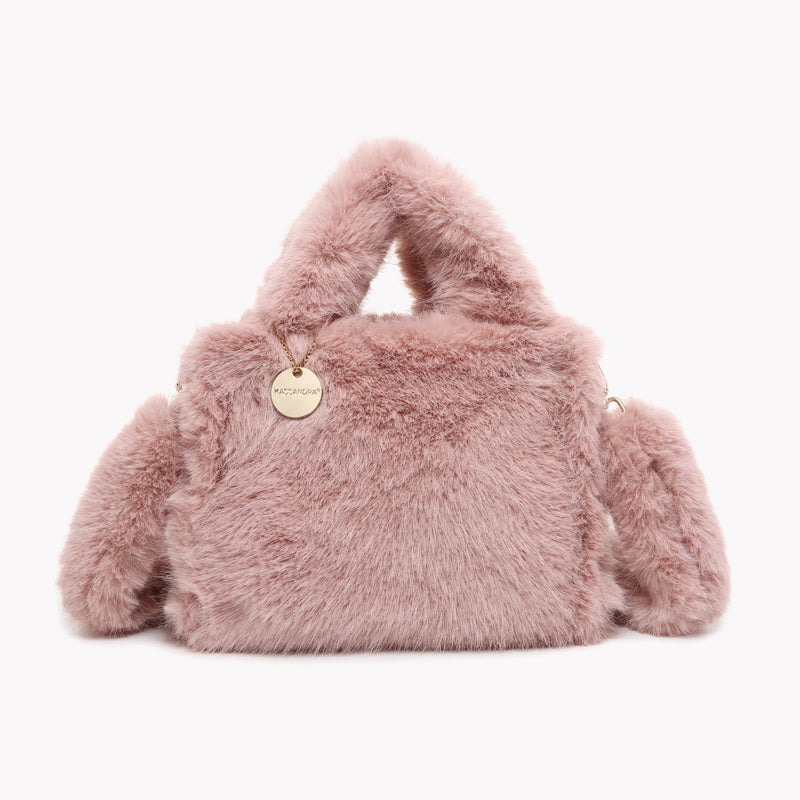 Bolsa crossbody estilo Tote em pêlo