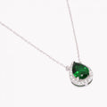 Colar Gota em Prata 925 - Verde