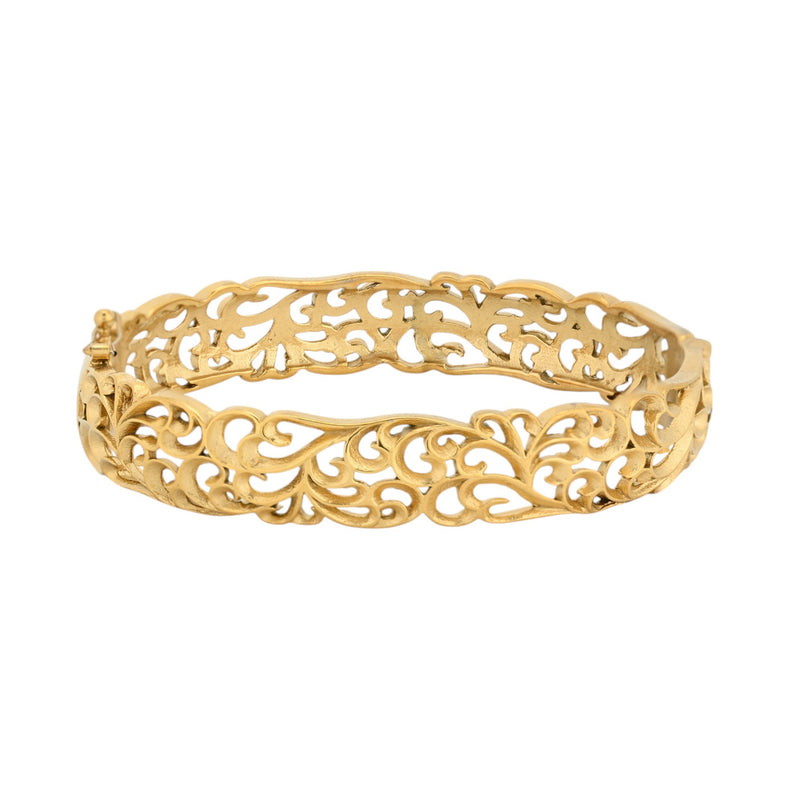 Pulseira Rígida Tradição Portugal Banho de ouro 18 k