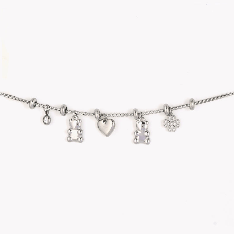 Pulsera corazón osito