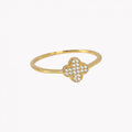 Anillo Trébol en Plata 925