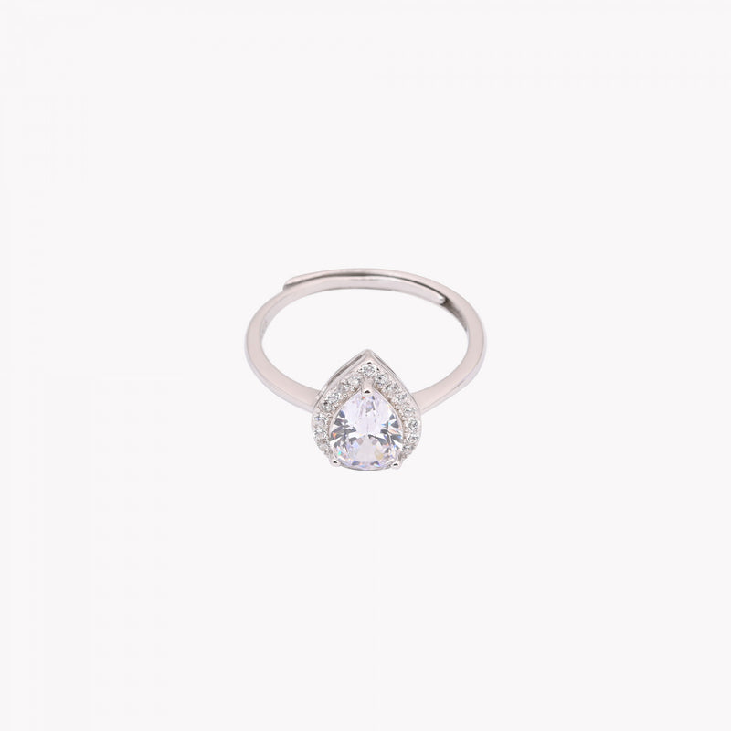 Anillo Gota Ajustable en Plata 925