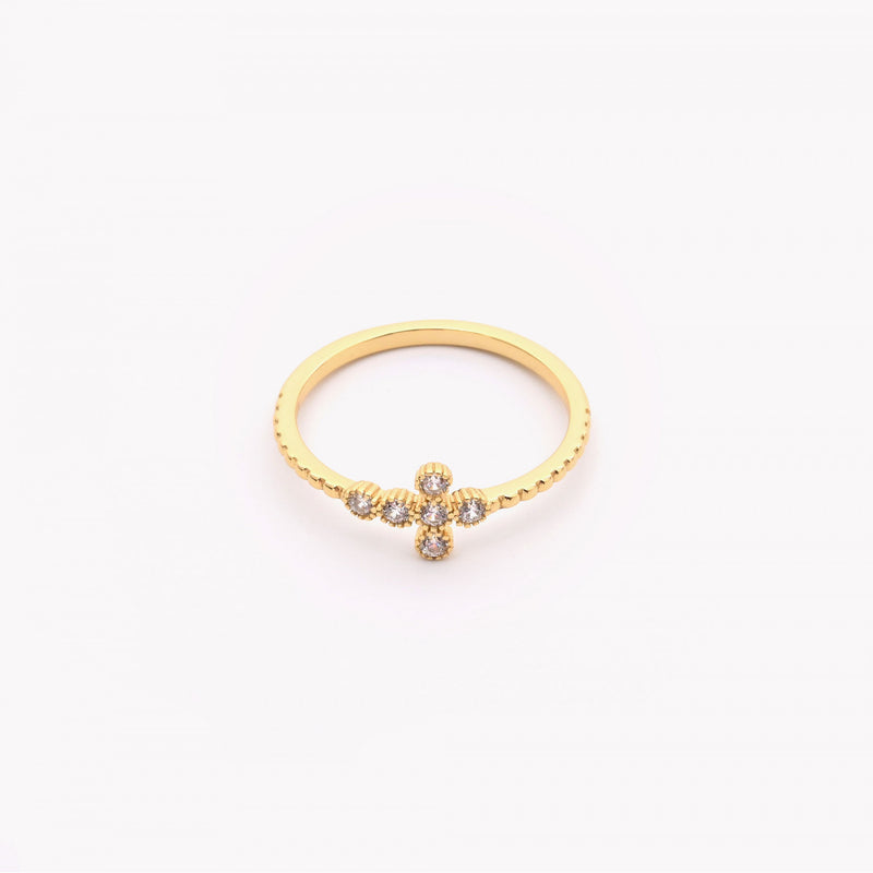 Anillo Cruz en Plata 925