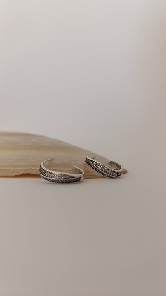 Argola de prata 925 zircónia