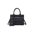 Mala crossbody com fecho de aba e mini moedeiro