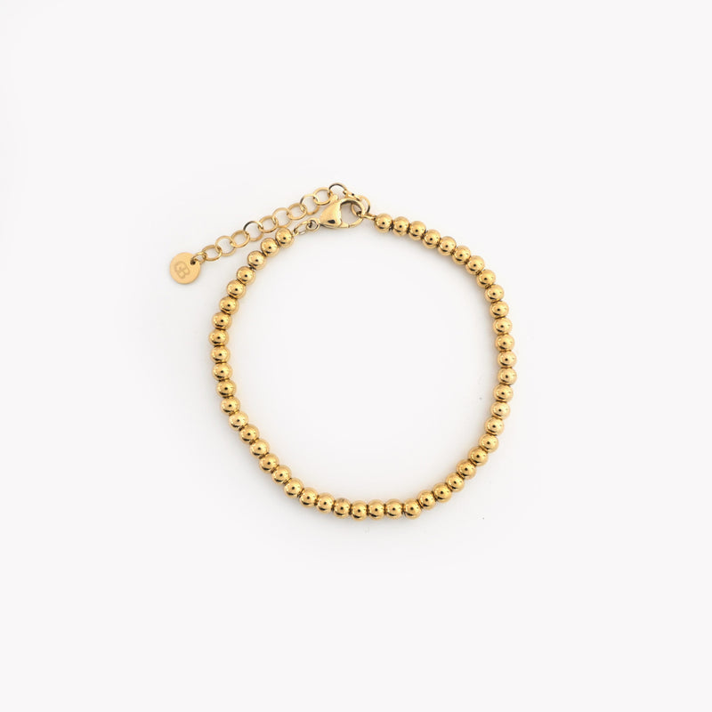 Pulsera de cuentas de malla de acero