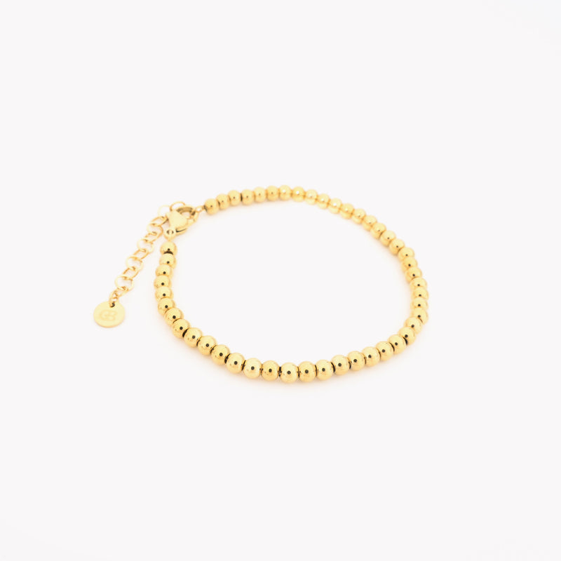 Pulsera de cuentas de malla de acero