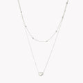 Collar doble corazón