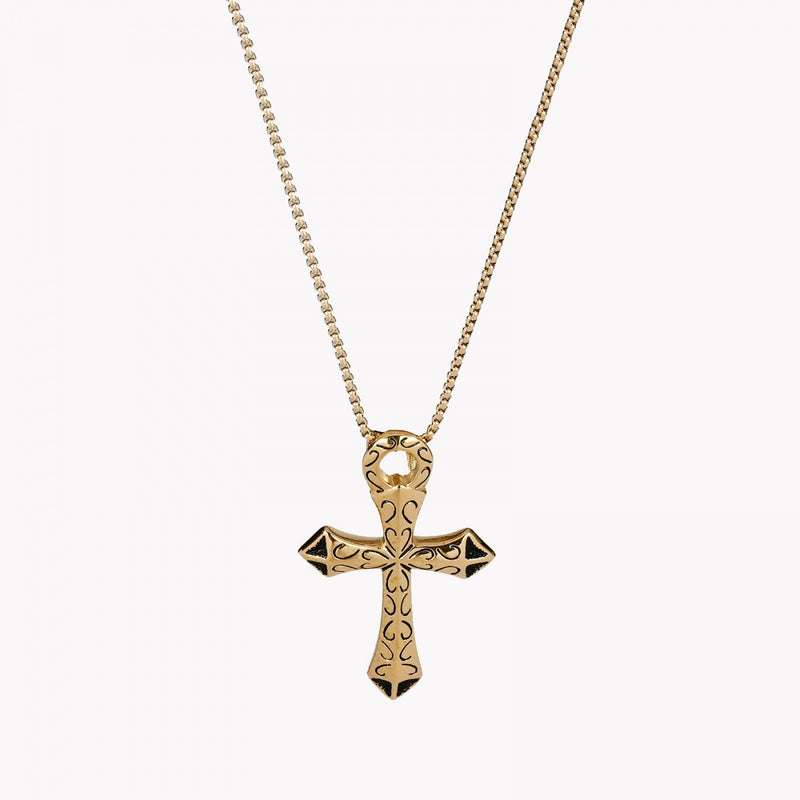 Collar Cruz Acero